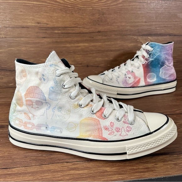 Converse Chuck 70 Tyler The Creator High Top Sneakers Men’s Size 9 Shoes - Picture 1 of 10